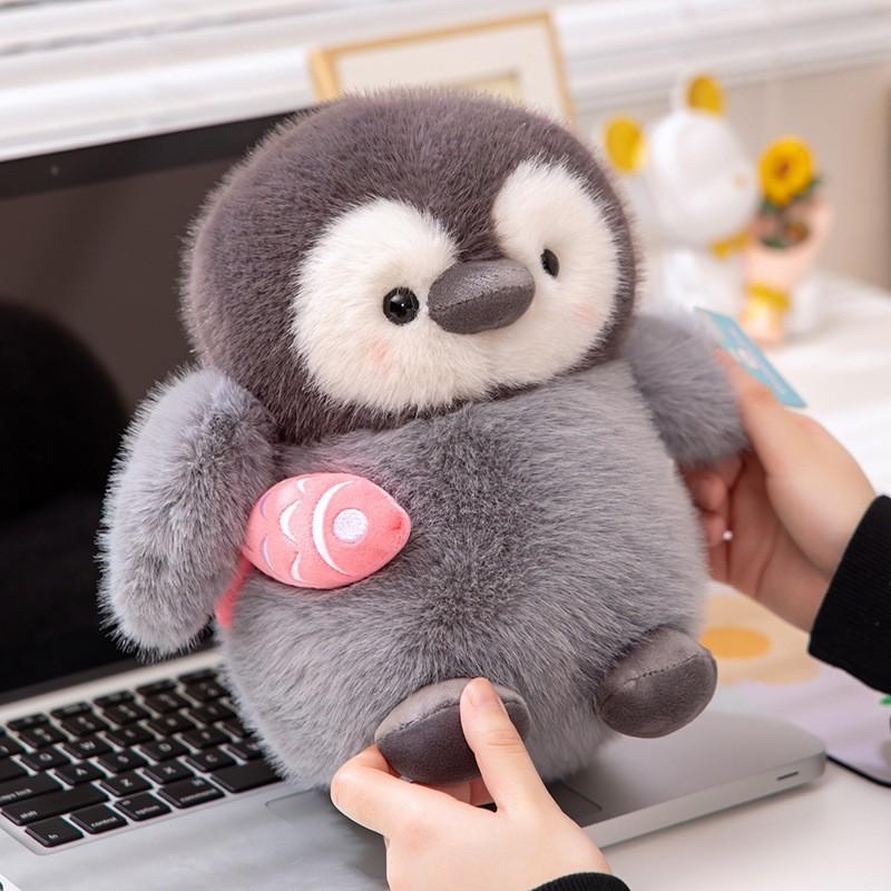 Fish Pattern Snowflake Penguin Plush Toy Stuffed Animal Kids Marine Doll Animal
