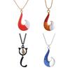 Moana Shape Hook Necklace Fox Tail Pendant Fashionable Jewelry Women Gift