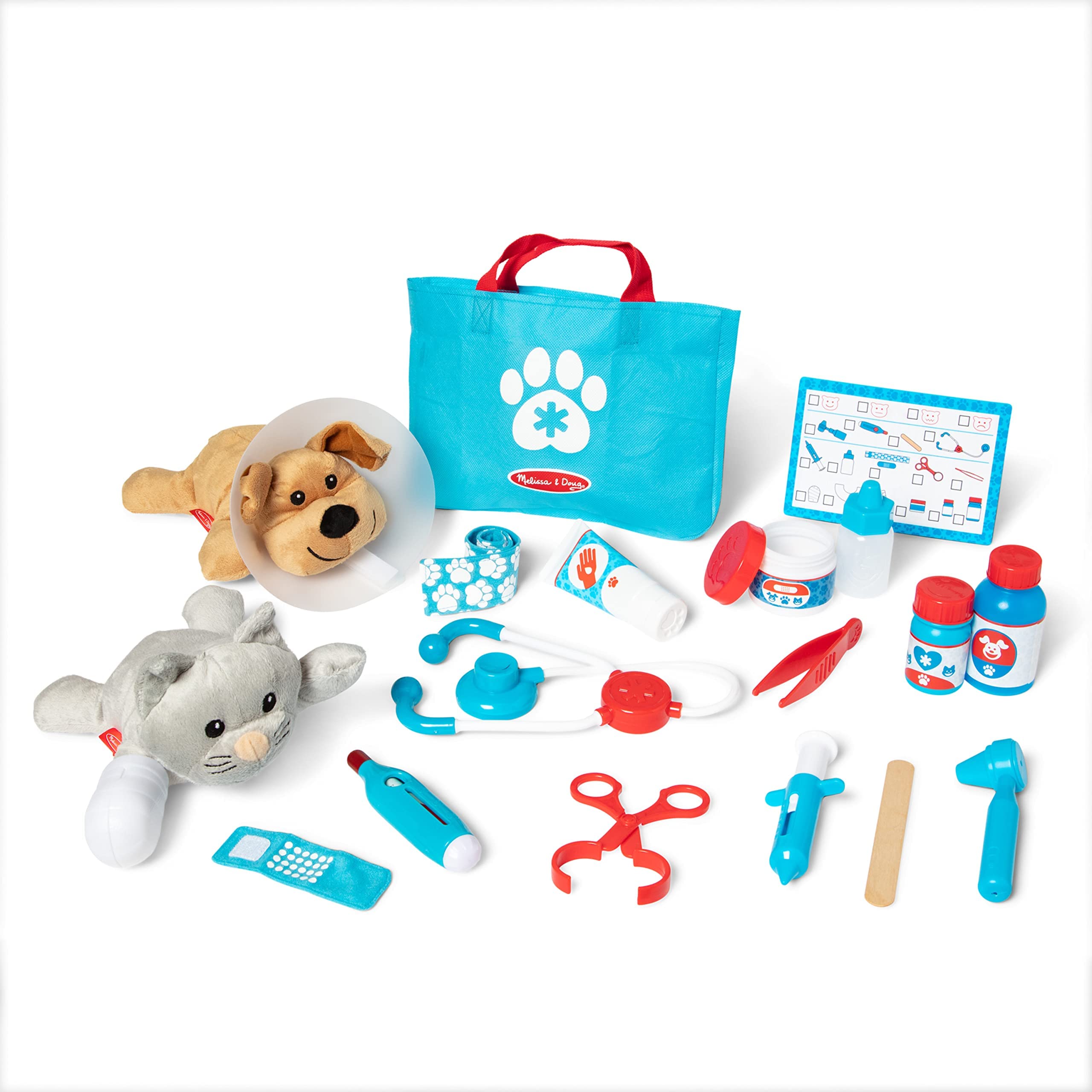 

Melissa & Doug Игрушка для ролевых игр Ветеринарный набор Ветеринар Аутентичный 8520