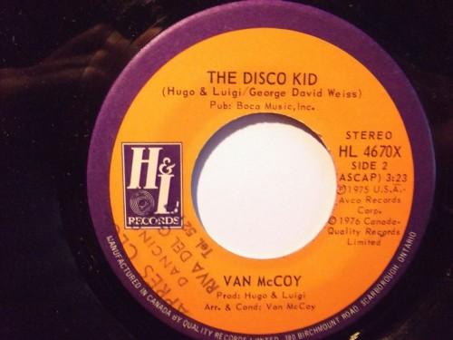 

7inch Record VAN MCCOY Party HL4670X H L Records 1976 Canada SoulFunk Used