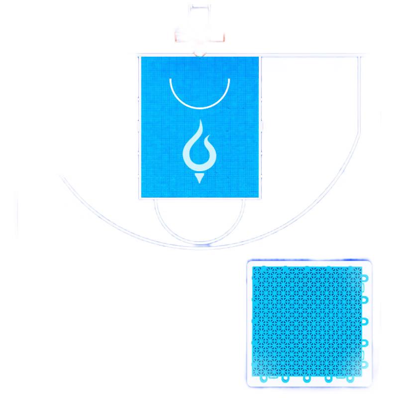 JEEANLEAN Outdoor Interlocking Sports Flooring Tile