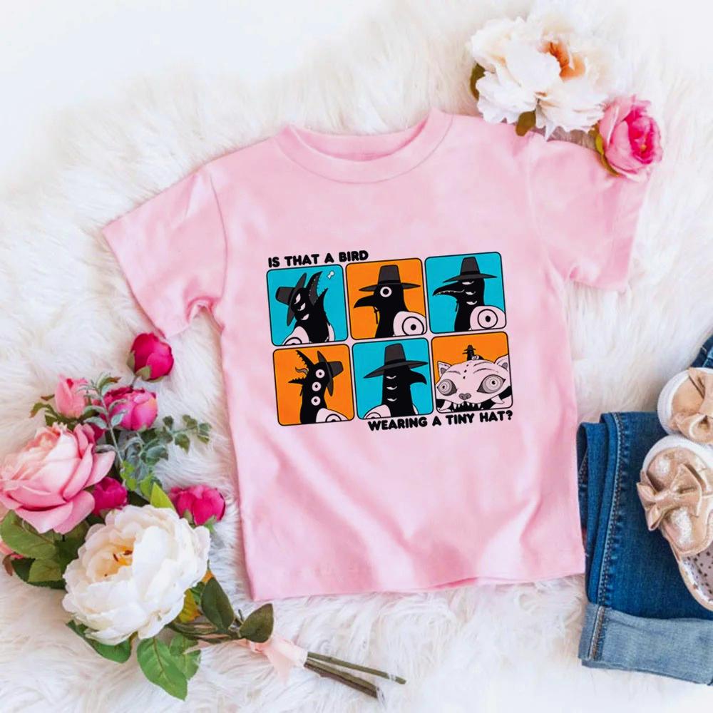 

Fashion Korean Movie Children T-shirt KPop Demon Hunters Funny Gift Fans Tshirt Kid Clothes Cool Girls Tee Top 140