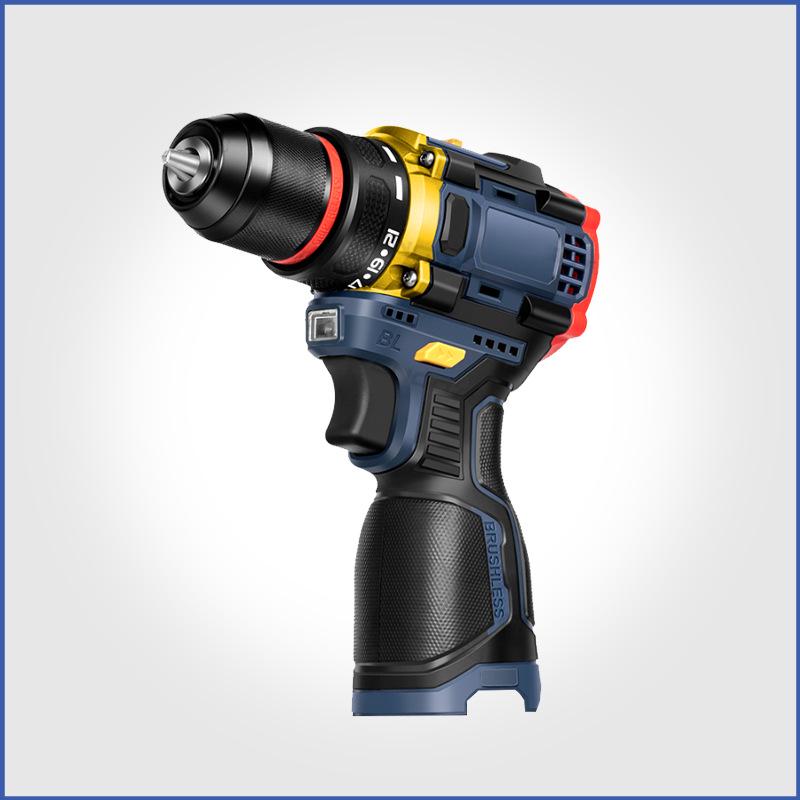 Brushless 16.8V Lithium Handheld Drill: Multifunctional Dual Speed Electric Screwdriver