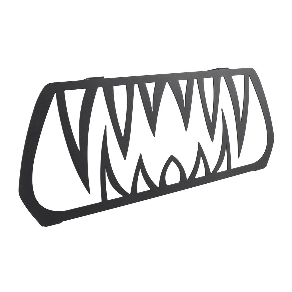 Front Grille Teeth Insert Aluminum Powder Coated Cool Look Rustproof Long Lasting for Ryker All Models Black