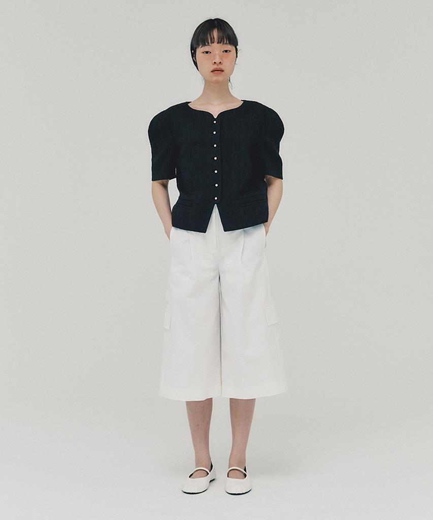 AHWE Cropped Cargo Pants_White