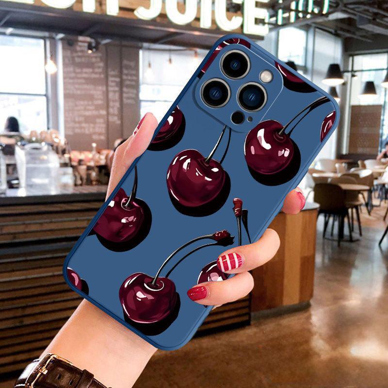 Cherry for Apple 16Pro all-inclusive 15Promax mobile phone case iPhone14/12/11/13 anti-drop xs