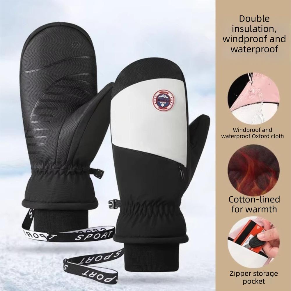 Touch Screen Cycling Gloves Non-slip Snowboard Gloves Fashion Winter Skiing Gloves  for Men Women