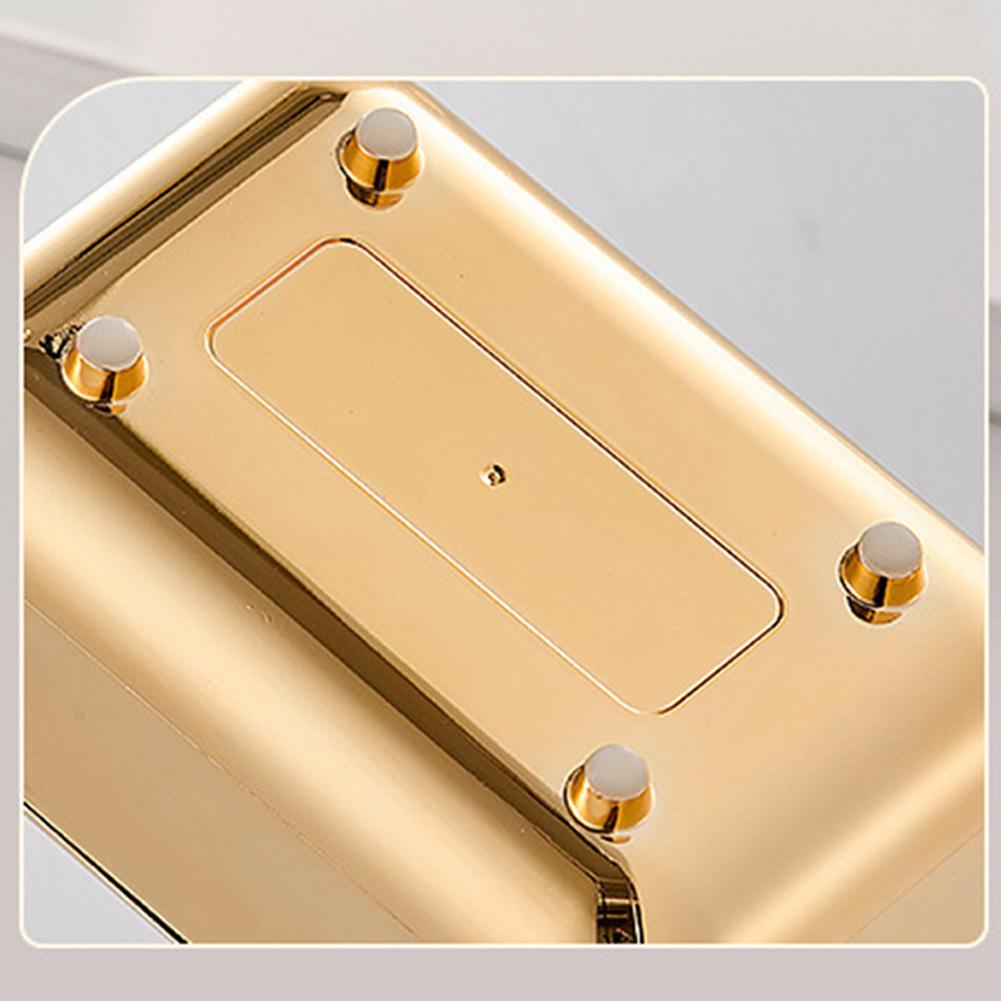 Light Luxury Tissue Box Creative Desktop Tissue Holder Versatile Napkin Holder Ornament Paper Pumping Box for Home Decor