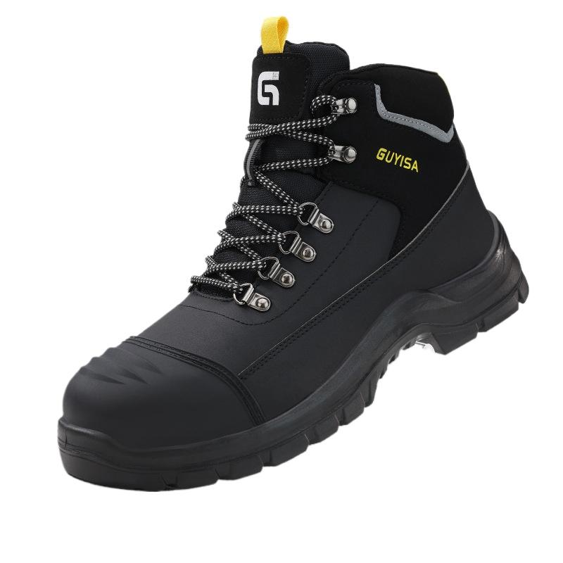 Anti-static Shoes, Men's Anti-smashing, Anti-piercing, Dust-free Workshop Safety, Steel Head Protection, Labor Insurance Shoes, Wear-resistant Shoes