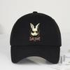 “Late Hare” Cute Bunny Baseball Cap Playful Retro Style Perfect For Daily Commutes & Outdoor Walks Animal Lovers & Holiday Gifts