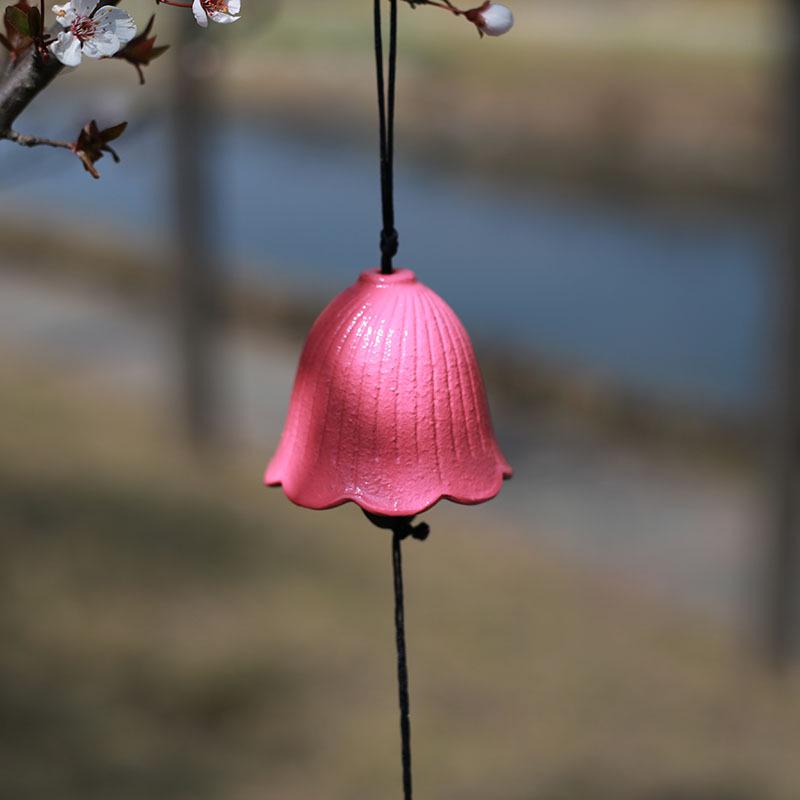 Cast Iron Wind Chime: Chinese & Japanese Style Retro Bells for Balcony or Outdoor Courtyard