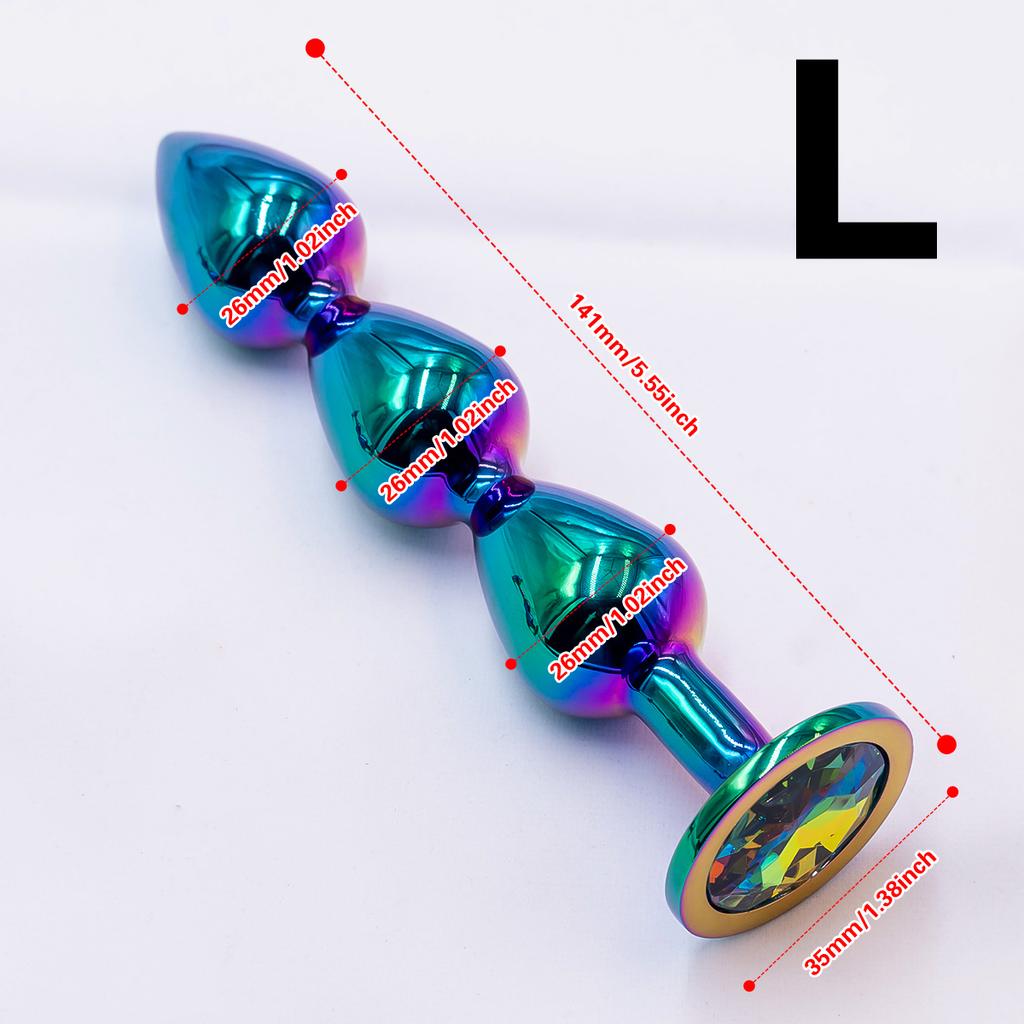 Gem Base Butt Plug Anal Massage Dilatancy Toy Adult Masturbation Sexual Wellness G-point Massage