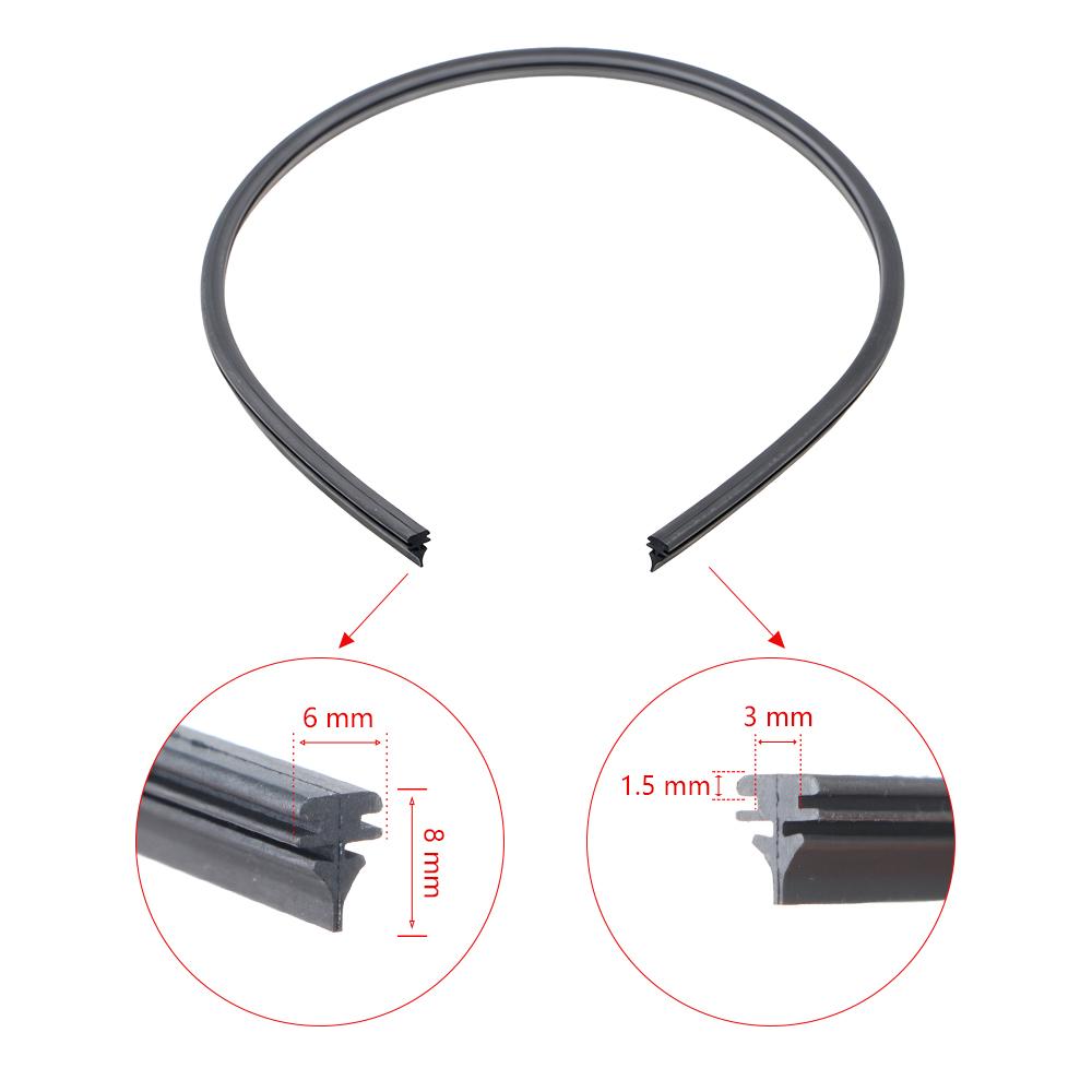 For Subaru Outback 2021 2022 2023 2024 Wiper Refill Rubber Strip Car Wiper Accessories 1Pair