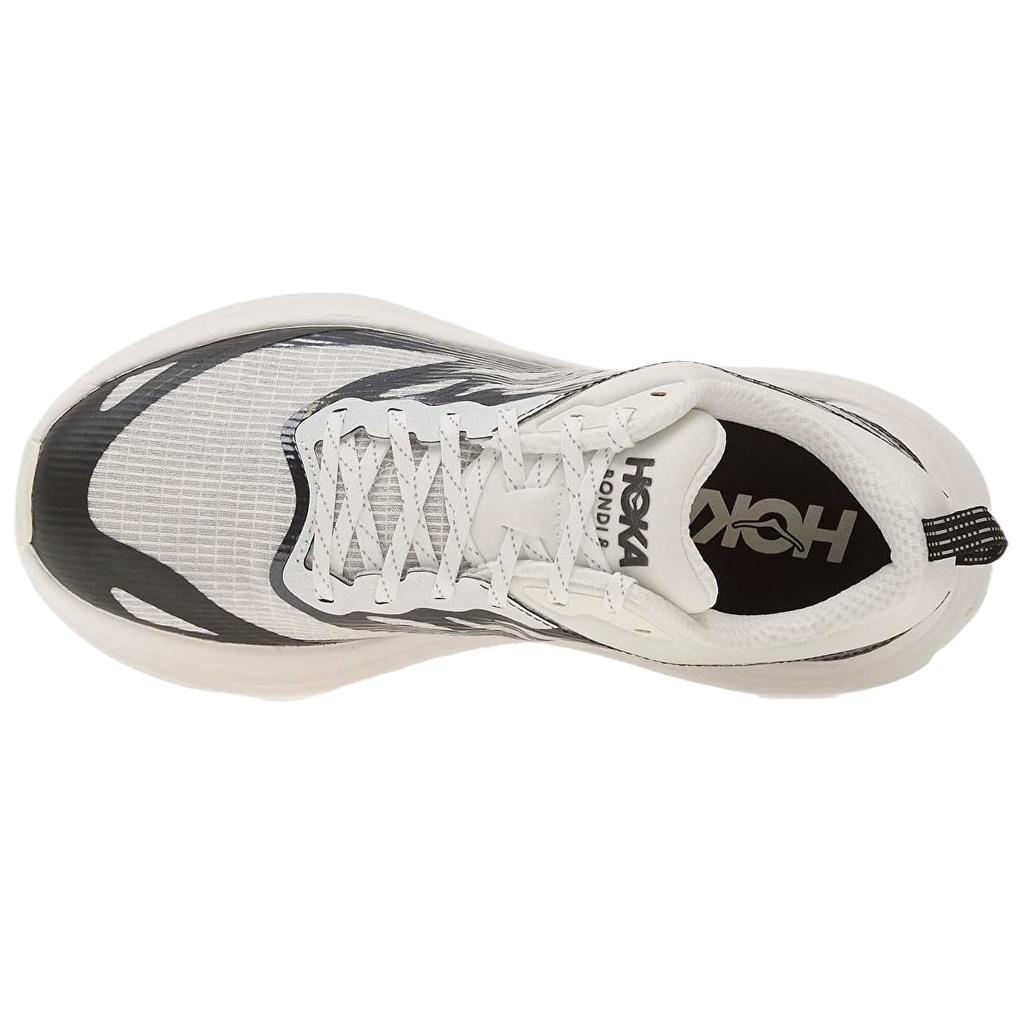 Hoka One One Bondi 8 Ts Comfortable Durable Waterproof Breathable Supportive Lightweight Rebound Low-Top Running Shoes Men Sneaker White 1178715-FLLC
