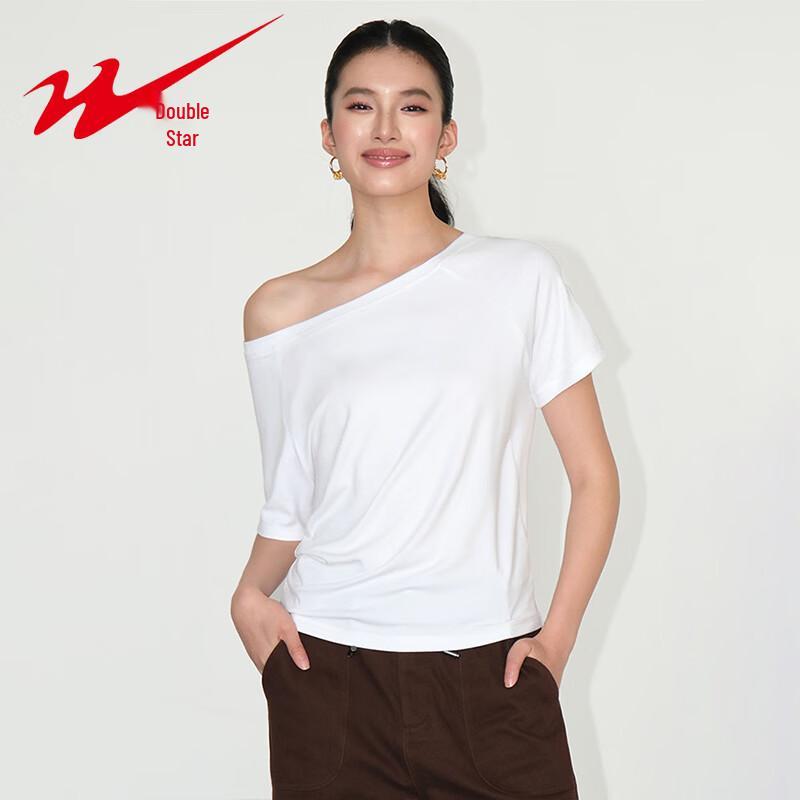 Women s Casual Off-Shoulder Short Sleeve Top XL