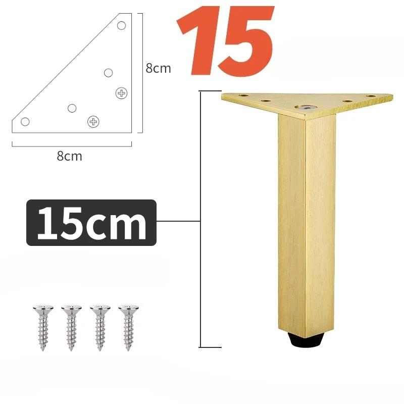 4PCS Hardware Feet Accessories Adjustable Furniture Legs Metal Supporting Foot for Coffee Table Cabinet Chair Sofa Bed Furniture
