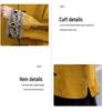 2025 Early Spring Chinese Jacquard Round Neck Frog Button Coat AH66606