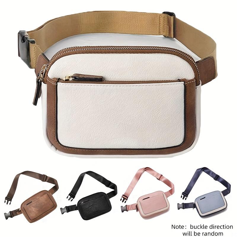 Belt Bag for Women, Mini Crossbody Waist Bag Adjustable Strap,Leather Women's Fanny Pack, Women Chest bag, Shoulder bag