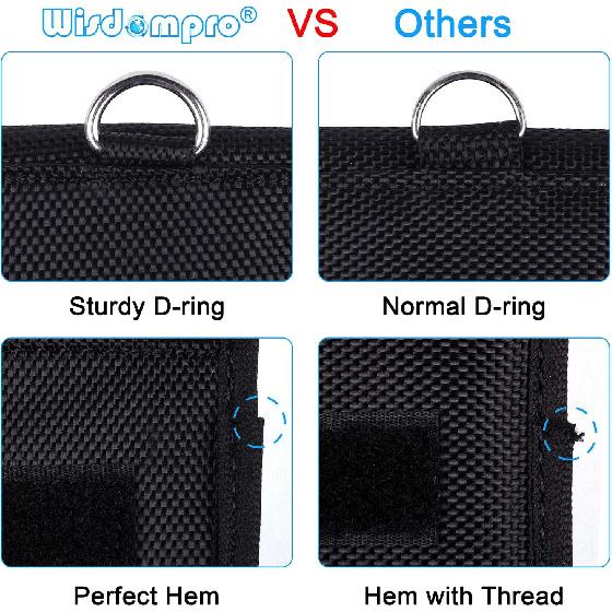 Wisdompro RFID Key FOB Protector for Car Key Signal Blocking, WP4697 Faraday Bag for Anti-Hacking, Anti-Theft Pouch