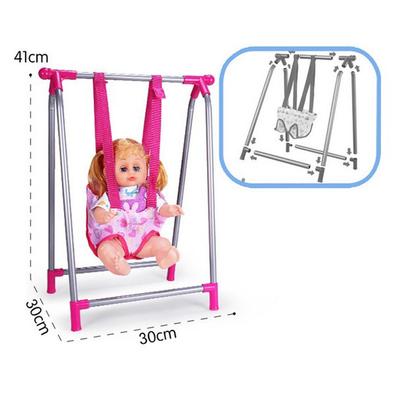 Doll Baby Toddler Infant Swing Playset Kids Simulation Furniture Playset Toy