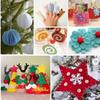 KINOKINO Colored Felt Fabric Nonwoven Sheets Craft Felt Mats 40 30cm X 1mm (40 Colors, Sheets, 30cm, Thick)