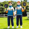 First-Grade Spring & Autumn School Uniform Set: Kindergarten Sportswear, Three-Piece