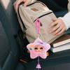 Creative Cute Rubber-encrusted Lucky Star Plush Pendant for Girls Backpack Hanging Ornaments Doll Keychain Gift