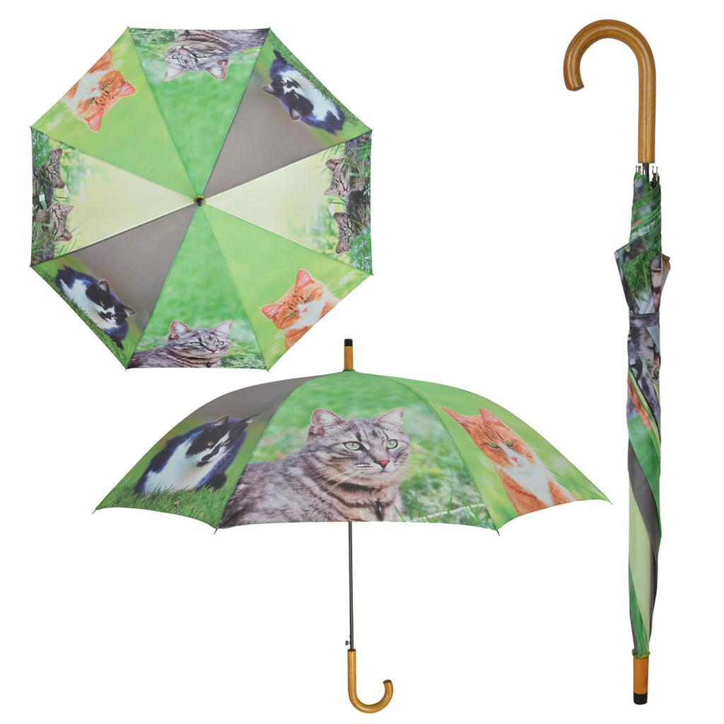 Umbrella With A Cat Motif