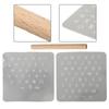 3pcs Craft Leather Stamping Alphabet Letter Number Printing Template Letter Number Stamper Leathercraft DIY Leather Tool