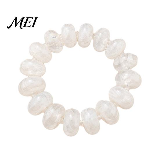 Damenarmband Perlen für Frauen, Bunte Acrylperlen Elastisches Damen Stretcharmband, Boho Sommer Strandurlaub Schmuck