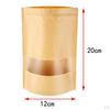 Kraft Paper Bags with Window for Food Storage