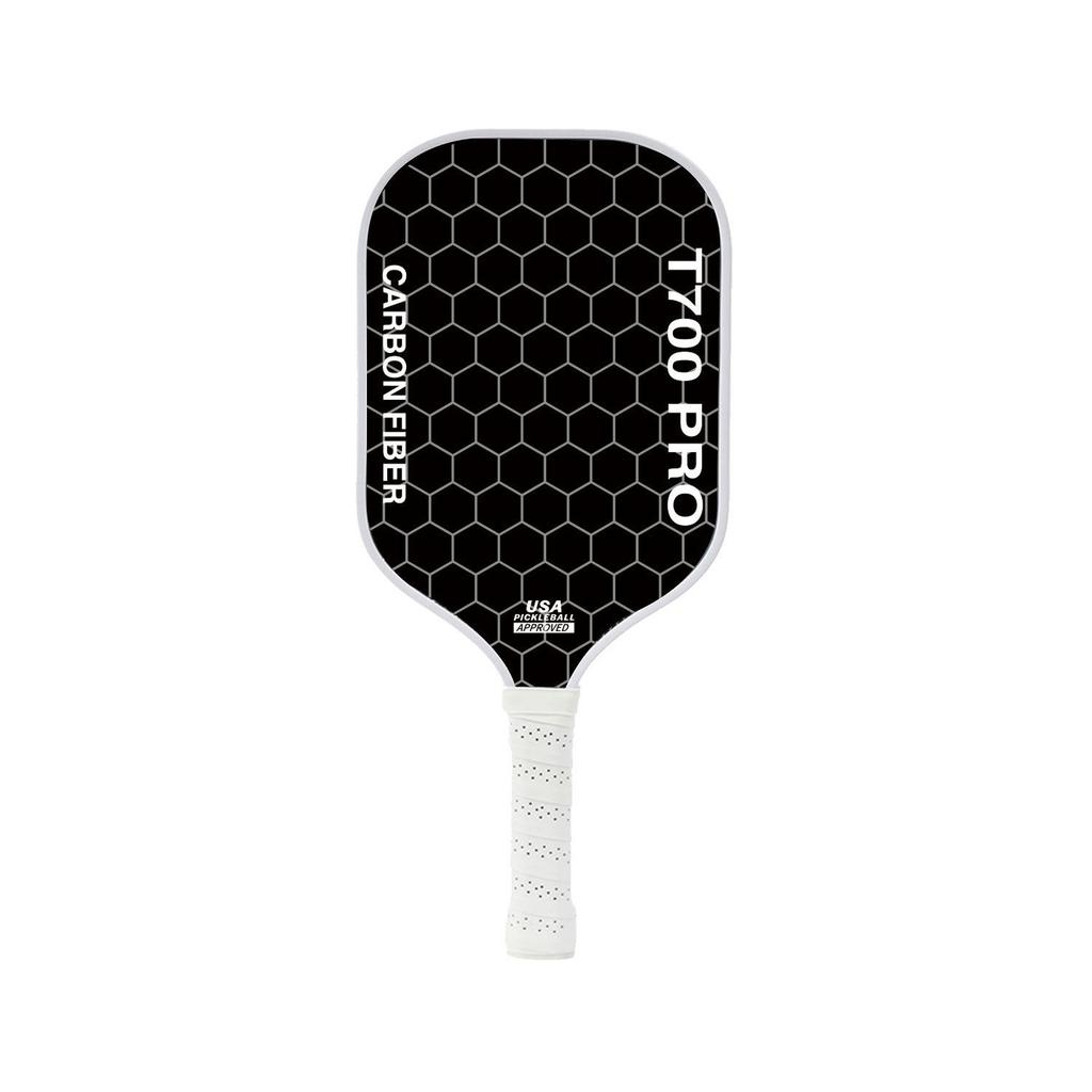T700 Carbon Fiber Pickleball Paddle with Cloth Texture Frosting, 16mm Thickness, Professional Competition Quality.
