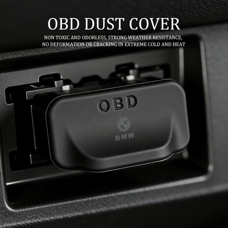SNLL4 OBD Diagnostic Port Trim Cap Black OBDII Plug Anti Dust Cover For BMW M Sport M2 M3 M4 M5 M6 E46 E90 E60 F10 F20 E87 X3 X6