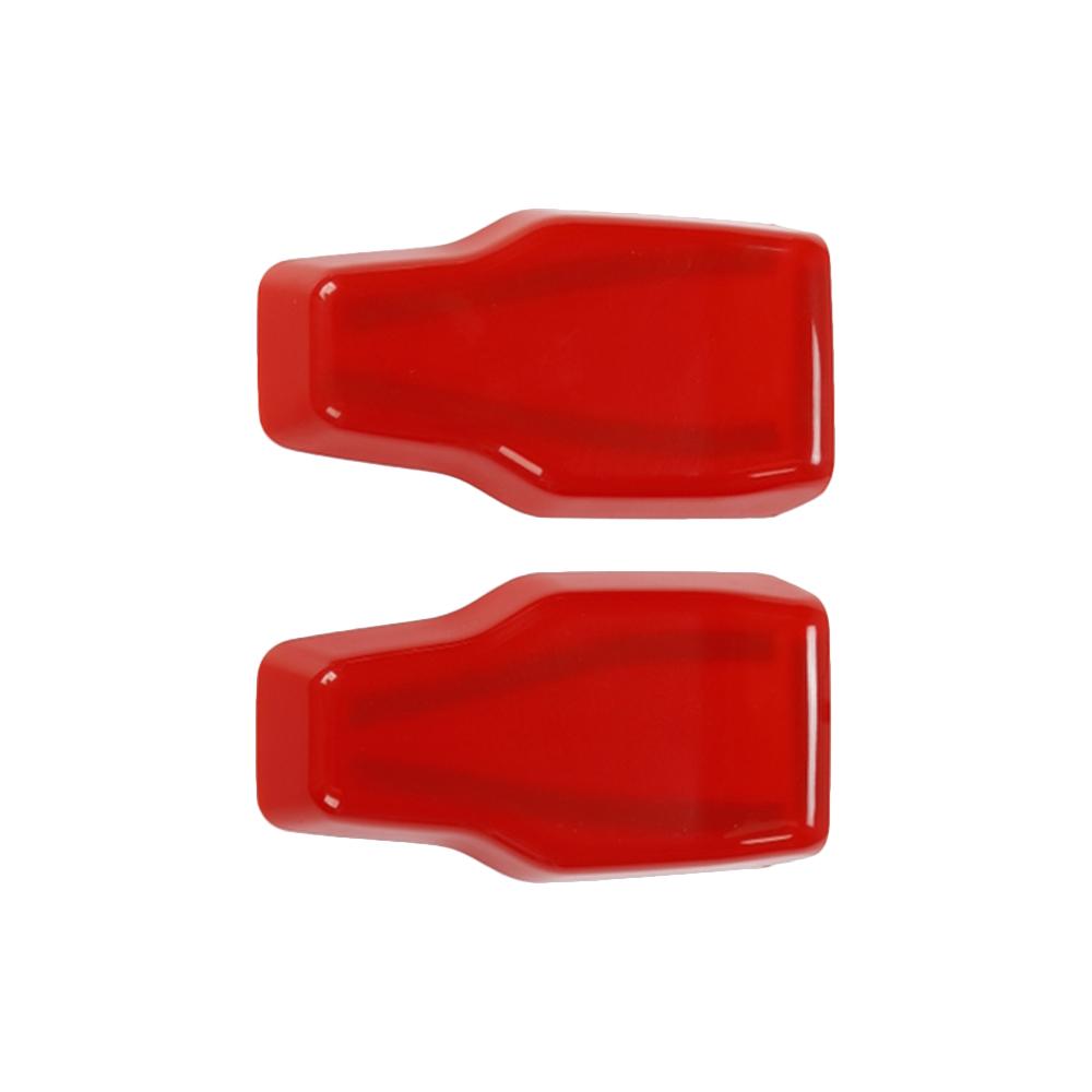 

For Jeep Wrangler JL 2018 ABS Carbon Fiber Parts Car Rear Door Window Glass Hinge Wiper Nozzle Decorative Cover красный