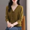 2025 Chinese Style Knit Base Layer Sweater for Middle-Aged & Elderly Women: Thick, Warm, Autumn/Winter New Arrivals