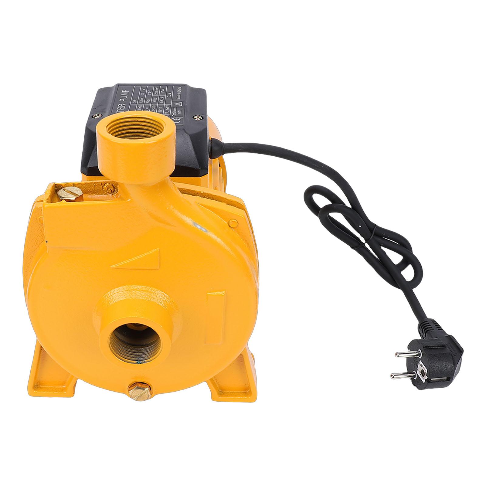 Pompe centrifuge auto-amorçante 750W 30m de hauteur manométrique 200L/min Pompe à eau de circulation pour tuyau avec sortie 1 pouce pour usage domestique