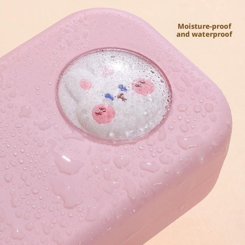 Double Layer Cartoon 3D Plastic Pencil Box,Hard School Supply Box for Girls Boys Kids, , Cute Art Storage Organizer, 1 Pack