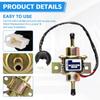 EP-500-0 Fuel Pump Electrical Replacement for 12585-52030 15231-52030 15231-52033 68371-51210 Yanmar Cub Cadet Kubota B6000 G3200 G4200 G5200 G6200
