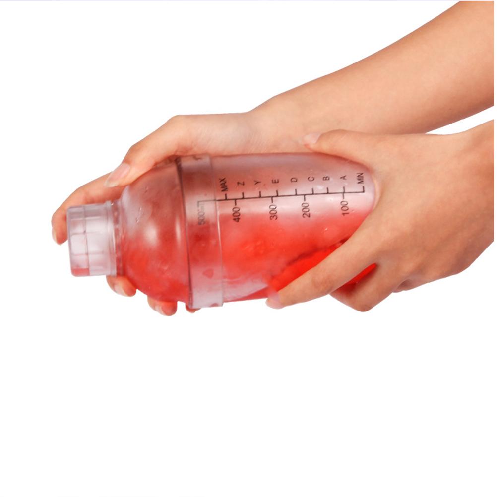 700Ml Cocktail Shaker Clear Bartender Pot Hand Shake Measuring Leak Proof PC Resin Bar Milk Tea Heat Cold Kitchen
