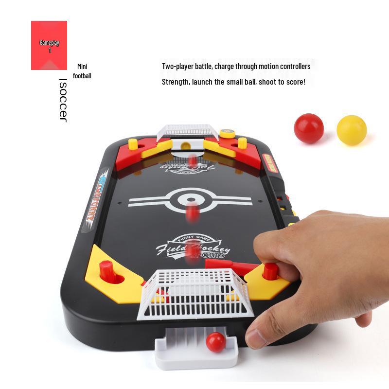 Children's Ice Hockey & Curling Tabletop Game - Parent-Child Interactive Sports Toy