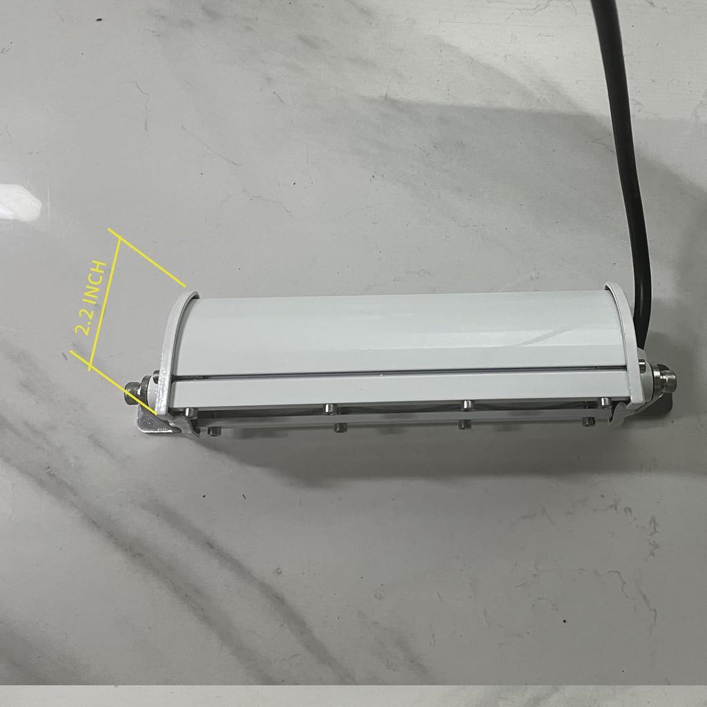 7 Inch Small Light Bar for Boat Truck, 12V 24V Marine Waterproof LED Slim Light Bars, 60W 6000lm LED Spot Flood Double Row Spotlights for ATV UTV RV