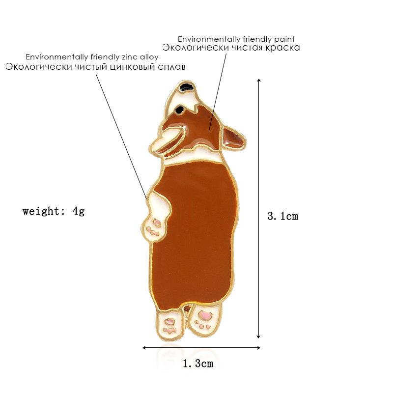 Fashionable Cartoon Animal Brooch Set: Dinosaur, Hippopotamus, Cat, Rabbit, Monkey