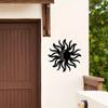 1pc Metal Sun and Moon Art Wall Decor - Elegant Sun and Moon Sign - Iron Art Silhouette - Unique Metal Wall Hanging for Home