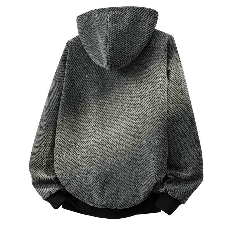 Men's Spring and Autumn Hooded Premium Trendy American Casual Jacket