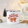 Tis The Season Enamel Mug Pumpkin Spice Fall Coffee Mug Cute Autumn Coffee Latte Cup Campers Gifts Ideas Cup Autumn Drinks