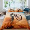 Husa de plapumă pentru bicicletă cu model tie-dye pentru jocuri sportive - Design Mountain Bike