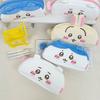 Cute Japanese Anime Chiikawa Stationery Box Kawaii Usagi Hachiware Student Large Capacity Cartoon Stationery Bag Birthday Gifts