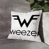 Band W-Weezer Pillow Case For Sofa Decor Car Office Room Printing Cushion Cover Decorations and Protector