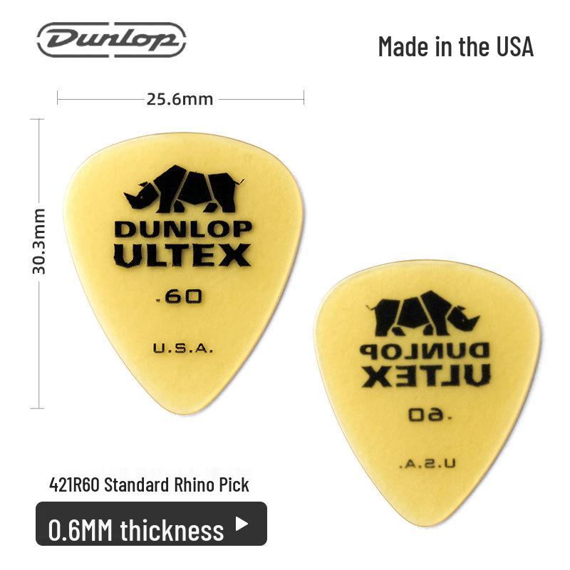 Dunlop Rhino 421R Anti-Slip Guitar Pick for Acoustic & Electric Guitars