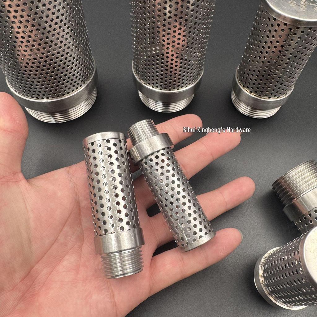 304 Stainless Steel Male Thread Mesh Tube Oil Filter and Separator